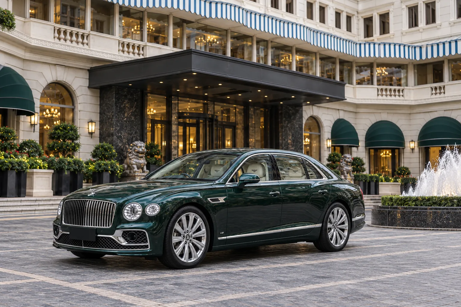 賓利 Flying Spur · 到達